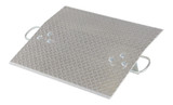 Vestil Aluminum Economizer Dock Plate Usable - 30 In. x 24 In. 3/8 In. Plate Thickness 3000 lb