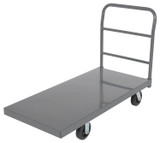 Vestil Steel Smooth Deck Platform Truck - 24 In. x 48 In. 2000 lb - Black