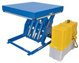 Vestil Steel Electric Hydraulic Lift Table - 48 In. x 48 In. 12000 lb - Blue