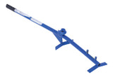 Vestil Deluxe Drum Positioner - 41-5/16 In. x 5-7/8 In. x 6-1/16 In. Steel 600 lb - Blue