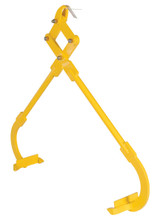 Vestil Steel Heavy Duty Die Lifting Tongs - 38-9/16 In. Maximum Opening Width 3000 lb - Yellow