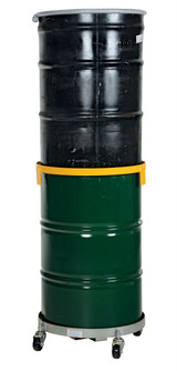 Vestil Steel Drum Tier - 55 Gallon 24-1/8 In. Inside Diameter 2300 lb - Yellow