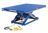 Vestil Steel Electric Hydraulic Lift Table - 48 In. x 72 In. 2000 lb - Blue
