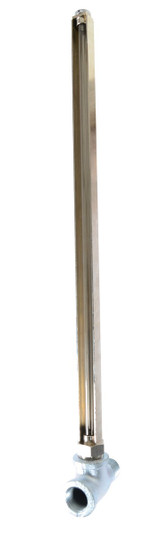 Vestil Steel Horizontal Drum Gauge Level Indicator Fits - 3/4 In. Drum Opening