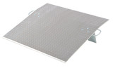Vestil Aluminum Economizer Dock Plate Usable - 36 In. x 36 In. 3/8 In. Plate Thickness 2500 lb