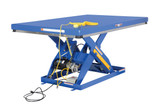 Vestil Steel Electric Hydraulic Lift Table - 48 In. x 72 In. 3000 lb - Blue