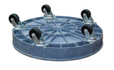 Vestil Polyethylene Multi-Level Drum Dolly - 30 and 55 Gallon 600 lb - Gray