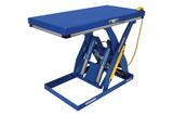 Vestil Steel Electric Hydraulic Lift Table - 24 In. x 48 In. 4000 lb - Blue