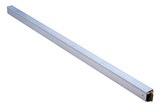Vestil Aluminum One Piece E-Track - 96 In. Extension - Silver