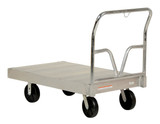 Vestil Aluminum Heavy Duty Extruded Platform Truck - 30 In. x 48 In. 4800 lb - Silver