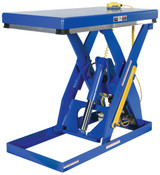 Vestil Steel Electric Hydraulic Lift Table - 24 In. x 48 In. 2000 lb - Blue