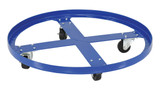 Vestil Steel Over Pack Drum Dolly - 28-3/8 In. x 28-3/8 In. x 5-7/8 In. 900 lb - Blue