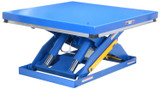 Vestil Steel Electric Hydraulic Lift Table - 48 In. x 48 In. 4000 lb - Blue