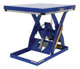 Vestil Steel Quick Ship Electric Hydraulic Lift Table - 40 In. x 48 In. 3000 lb - Blue