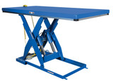Vestil Steel Electric Hydraulic Lift Table - 48 In. x 96 In. 4000 lb - Blue