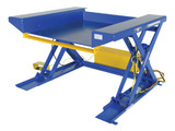 Vestil Steel Ground Lift Scissor Table - 44 In. x 50 In. 2000 lb - Blue