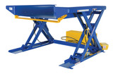 Vestil Steel Ground Lift Scissor Table - 44 In. x 50 In. 4000 lb - Blue