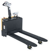 Vestil Steel Electric Pallet Truck with Scale - 25 In. x 47 In. 3000 lb Black / - Yellow