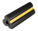 Vestil Extruded Rubber Wheel Chock - 4-1/2 In. x 10 In. x 3-3/4 In. - Black