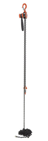Vestil Steel Mighty Mini Lever Hoist - 20 Ft. Chain Length 500 lb - Orange