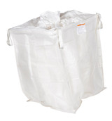 Vestil Polypropylene Coated Fabric Hopper - 40 Cubic Foot 3,300 lb - White