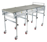 Vestil Steel Expandable Conveyor Roller - 200 lb - Silver