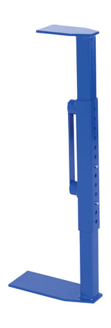 Vestil Steel Adjustable Arm - 28-3/4 In. to 36-3/4 In. Height For Fiber Drum Adapter Models - Blue