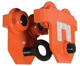 Vestil Steel Push Eye Manual Trolley - 8000 lb - Orange