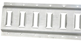 Vestil Steel Zinc Plated E-Track - 10 Ft. Length 10 Pack - Gray