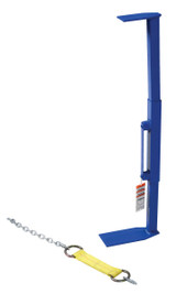 Vestil Steel Fiber and Plastic Drum Adapter Carrier/Rotator For - 30 Gallon and 55 Gallon Drums - Blue