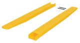 Vestil Polyethylene Fork Blade Protectors - 4 In. x 48 In. - Yellow