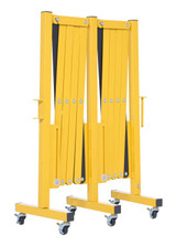 Vestil Steel Expand A Gate - 192 In. Length - Yellow/Black