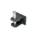 Vestil Steel Pin Hitch For E-Tug Models - Black/Silver
