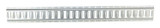 Vestil Steel Zinc Plated E-Track - 4 Ft. Length 1 Pack - Gray