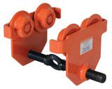 Vestil Steel Push Eye Manual Trolley - 1000 lb - Orange