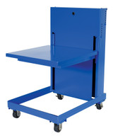 Vestil Steel Self Elevating Spring Table - 30 In. x 30 In. 840 lb - Blue