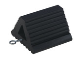 Vestil Extruded Rubber Wheel Chock - 8-1/2 In. x 8-1/2 In. x 6 In. - Black