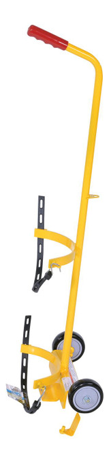 Vestil Steel Fire Extinguisher Carrier - 100 lb - Yellow