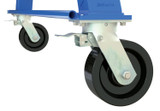 Vestil Steel Knockdown Fixed Gantry Crane with Total Locking Phenolic Casters - 10 Ft. 8000 lb - Blue