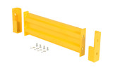 Vestil Steel 2 Ribbed Drop In Style Guard Rail - 30 In Length - Yellow
