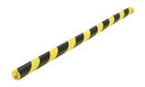 Vestil Polyurethane Foam Edge Guard - 40 In. Length x 5/16 In. Slot Width Black / - Yellow