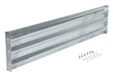 Vestil Galvanized Steel 3 Ribbed Bolt On Style Guard Rail - 65.875 In. Length - Gray