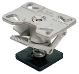 Vestil Stainless Steel Adjustable Floor Lock - 6-1/4 to 8 In. Height - Silver