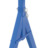 Vestil Steel Fixed Gantry Crane with Phenolic Casters - 10 Ft. 4000 lb - Blue