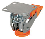 Vestil Steel Floor Lock - 4-5/8 to 5-3/4 In. Height - Silver