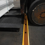 Vestil Steel Floor Safety Curb - 1/4 In. Thick 120 In. Long - Yellow