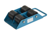 Vestil Steel Fixed Machinery Skates - 15-3/4 In. x 8 In. x 3-3/4 In. 6,000 lb - Blue
