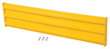 Vestil Steel 3 Ribbed Bolt On Style Guard Rail - 65.875 In. Length - Yellow