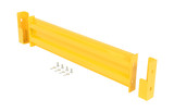 Vestil Steel 2 Ribbed Drop In Style Guard Rail - 42 In. Length - Yellow