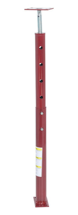 Vestil Steel Basement Floor Jack - 48 In. Maximum Height 6,863 lb - Red